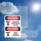 Signmission Safety Culture Sign, 7 in Width, Vinyl Decal, Rectangle, Bilingual OS-2PACK-DS-D-710-VS-1720 - alternate 6